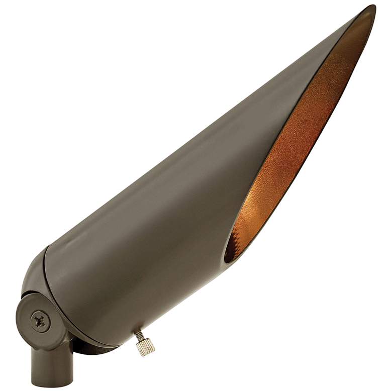 Image 1 Hinkley 3 1/4" High Bronze Landscape Spot Light w/ Long Cowl