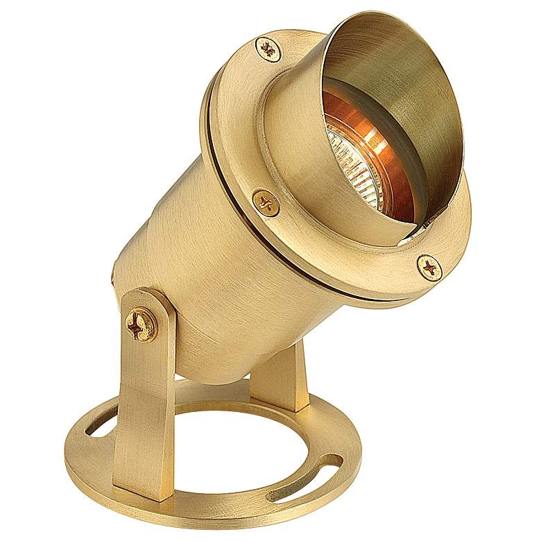 Image 1 Hinkley 4 1/2 inch High Brass Landscape Pond Light