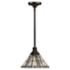 Hinkley 6 3/4" Wide Tahoe Mission Tiffany-Style Mini Pendant
