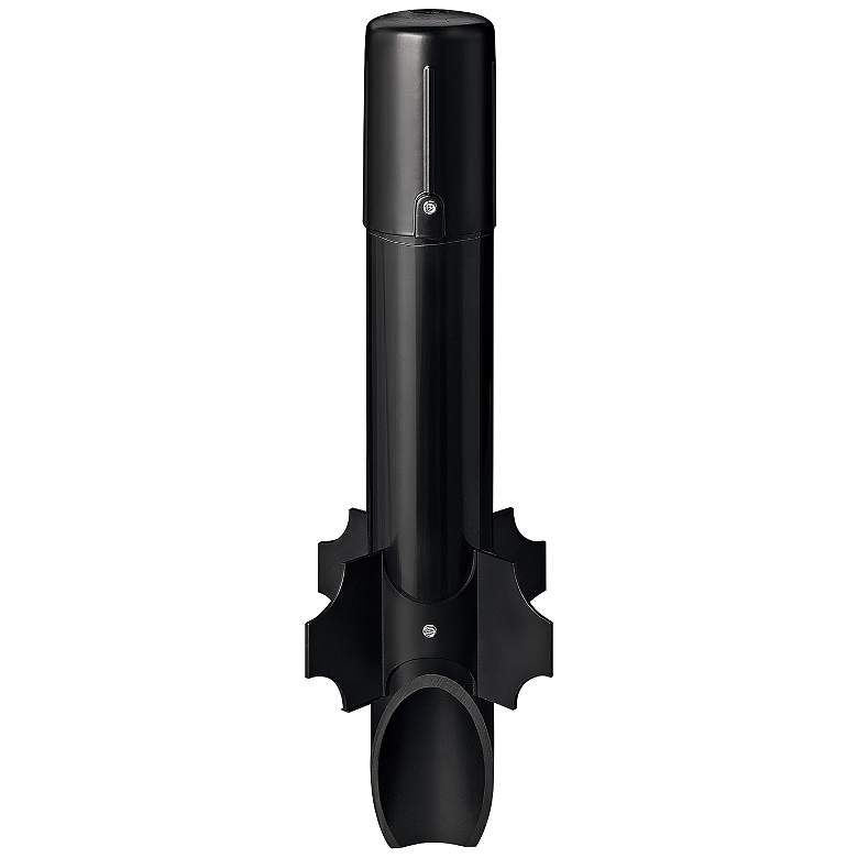 Image 1 Hinkley 7" Wide Black Landscape Accessory Power Post