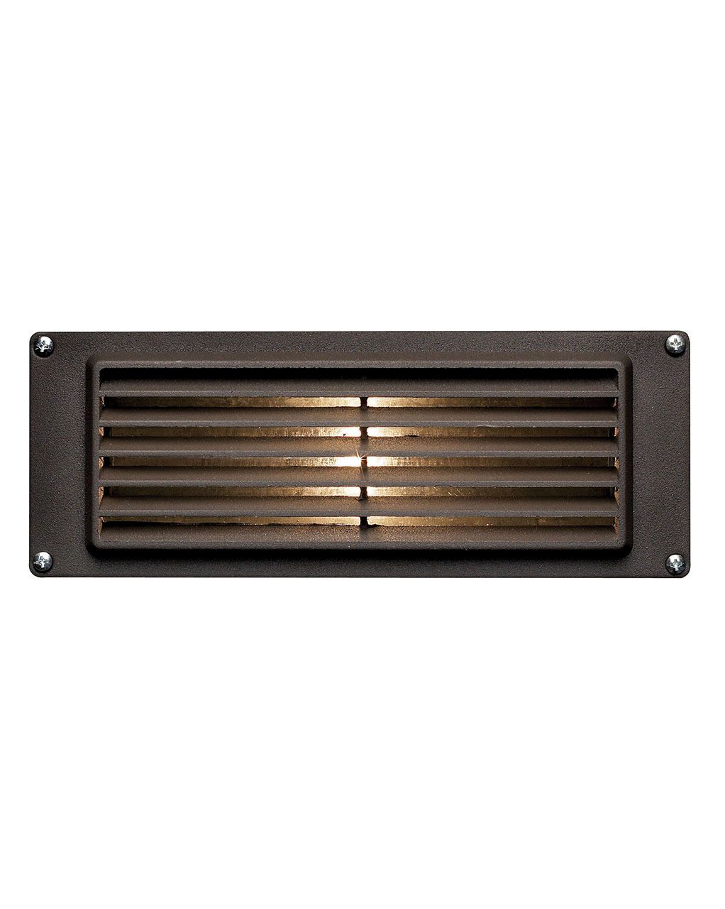 Image 3 Hinkley 8 3/4" Wide Bronze Louvered LED Landscape Deck Light more views