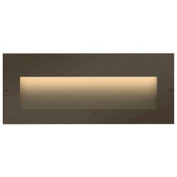 Hinkley 8" Wide Tapered Bronze 12V Landscape Step Light