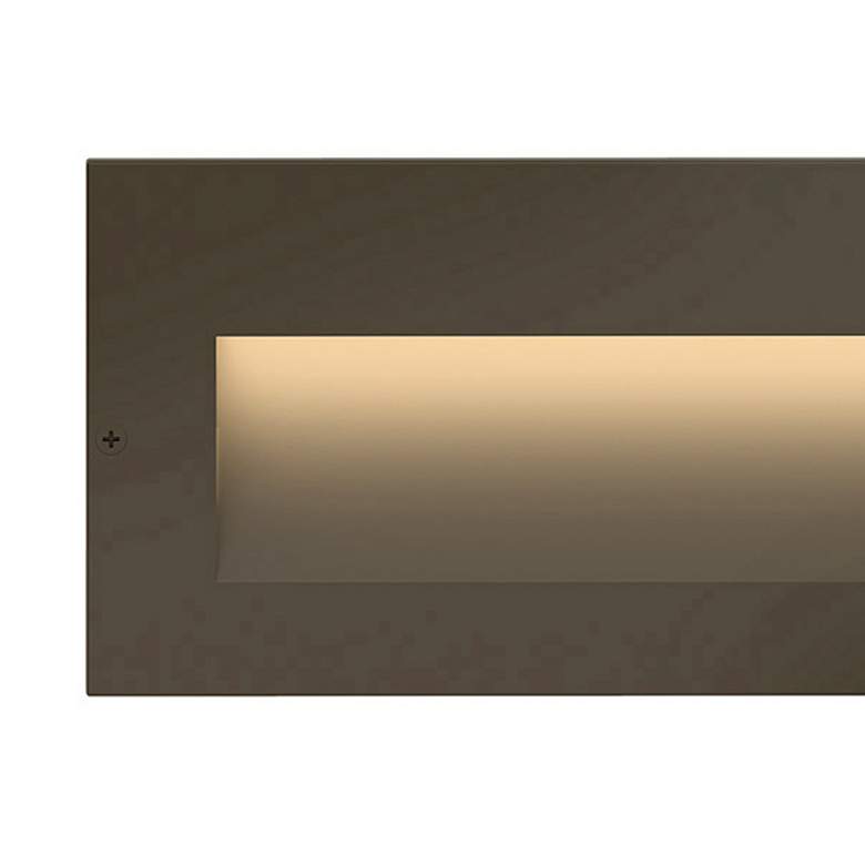 Image 3 Hinkley 8" Wide Tapered Bronze 12V Landscape Step Light more views