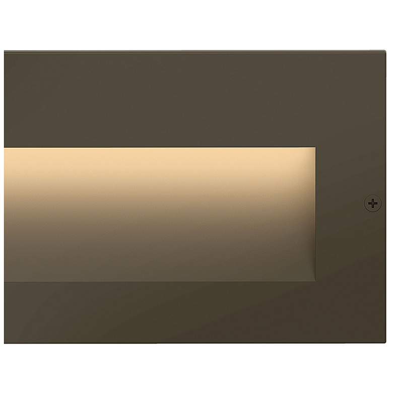 Image 5 Hinkley 8" Wide Tapered Bronze 12V Landscape Step Light more views