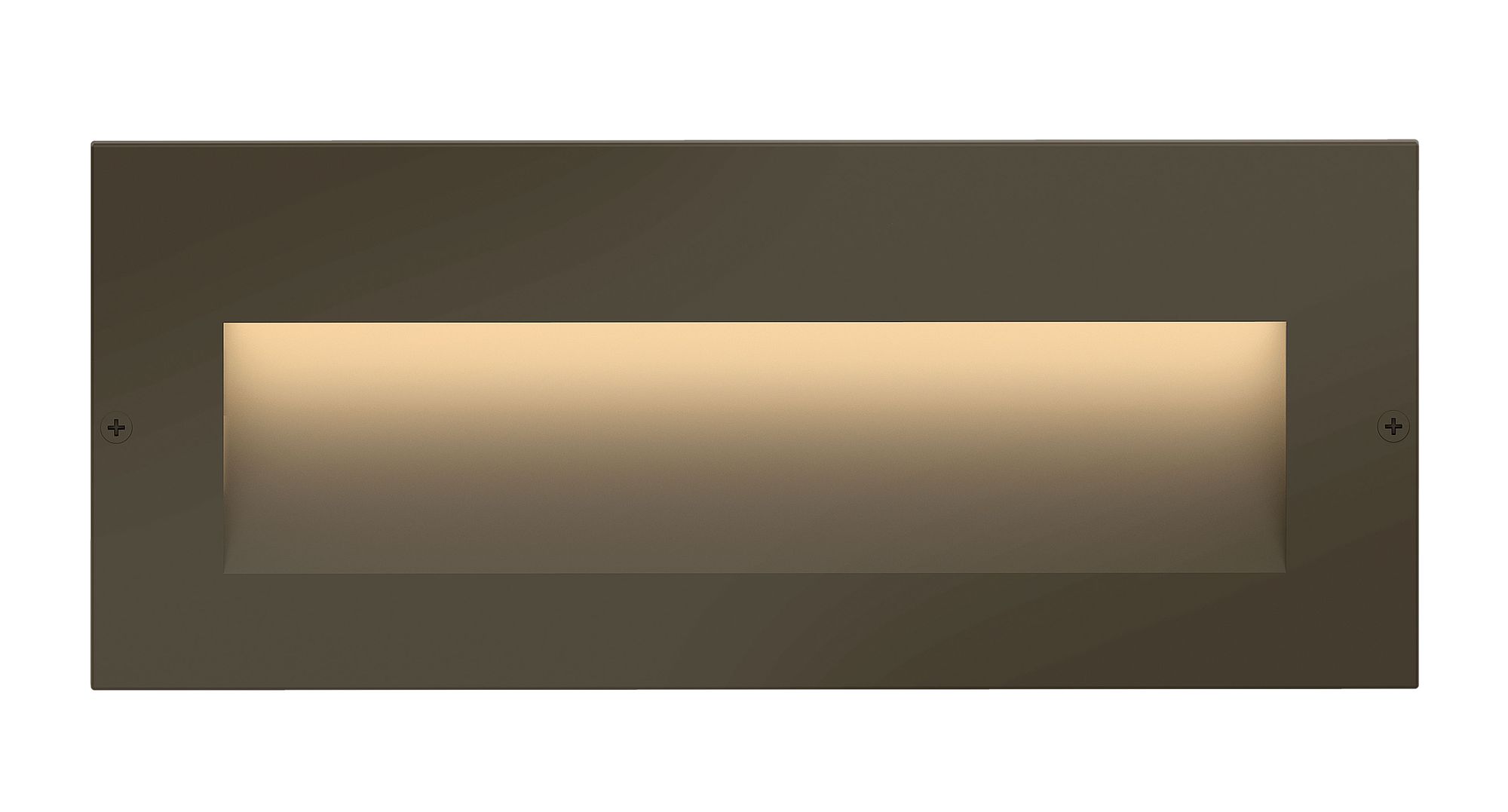 Hinkley 8" Wide Tapered Bronze 12V Landscape Step Light Image 2