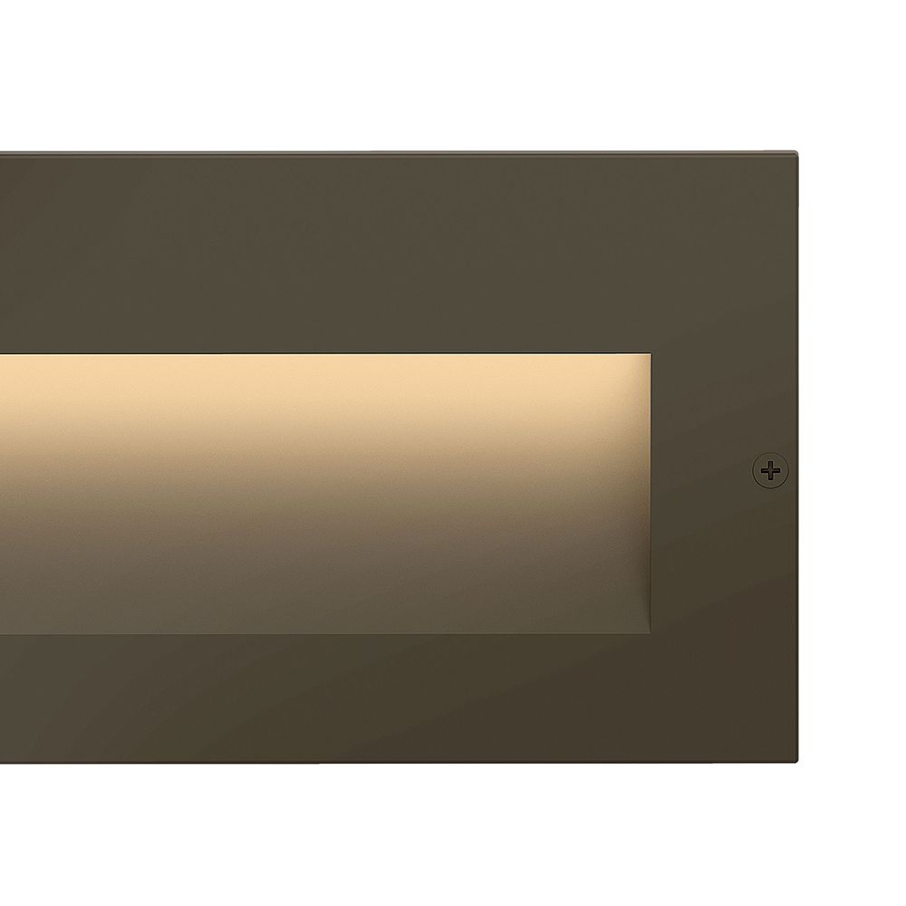 Hinkley 8" Wide Tapered Bronze 12V Landscape Step Light Image 4