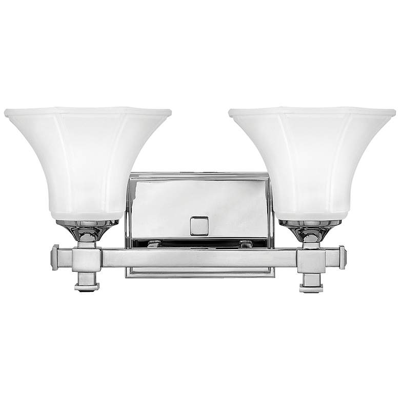 Image 1 Hinkley Abbie 16" Wide Chrome 2-Light Bath Light