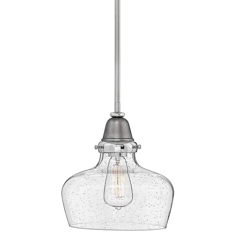 Image 2 Hinkley Academy 10" Wide English Nickel Mini Pendant