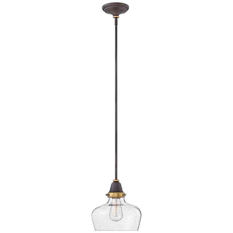 Image 5 Hinkley Academy 10 inch Wide Oil-Rubbed Bronze Mini Pendant more views