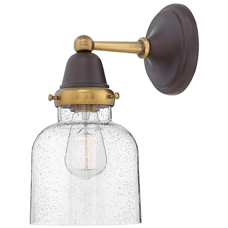 Image 1 Hinkley Academy 13" High Oil Rubbed Bronze Brass Wall Sconce