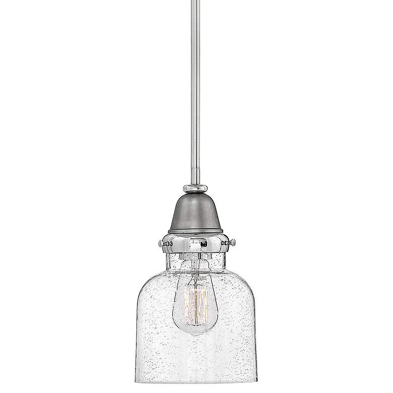 Image 2 Hinkley Academy 6 1/2" Wide English Nickel Mini Pendant