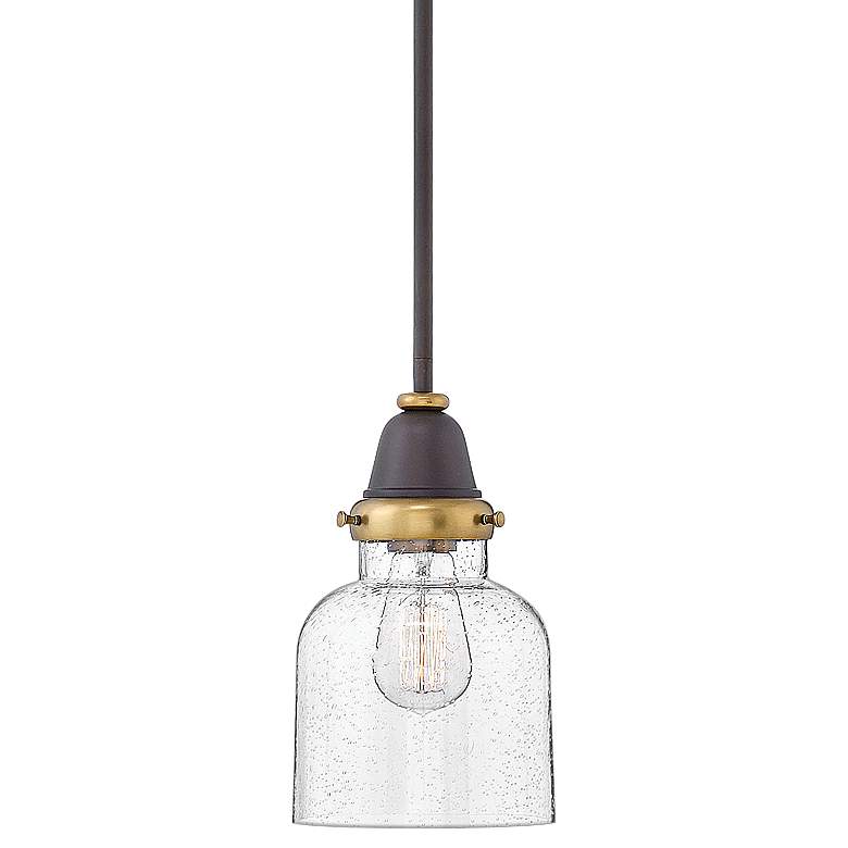 Image 2 Hinkley Academy 6 1/2" Wide Oil-Rubbed Bronze Mini Pendant