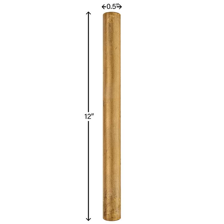 Image 3 Hinkley Accessory Stem 12" Accessory Stem 0" Rustic Brass more views