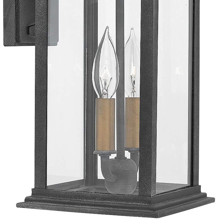 Image 3 Hinkley Adair 20" High Aged Zinc Clear Glass Outdoor Wall Light more views