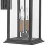 3_Hinkley Adair 20" High Aged Zinc Clear Glass Outdoor Wall Light more views