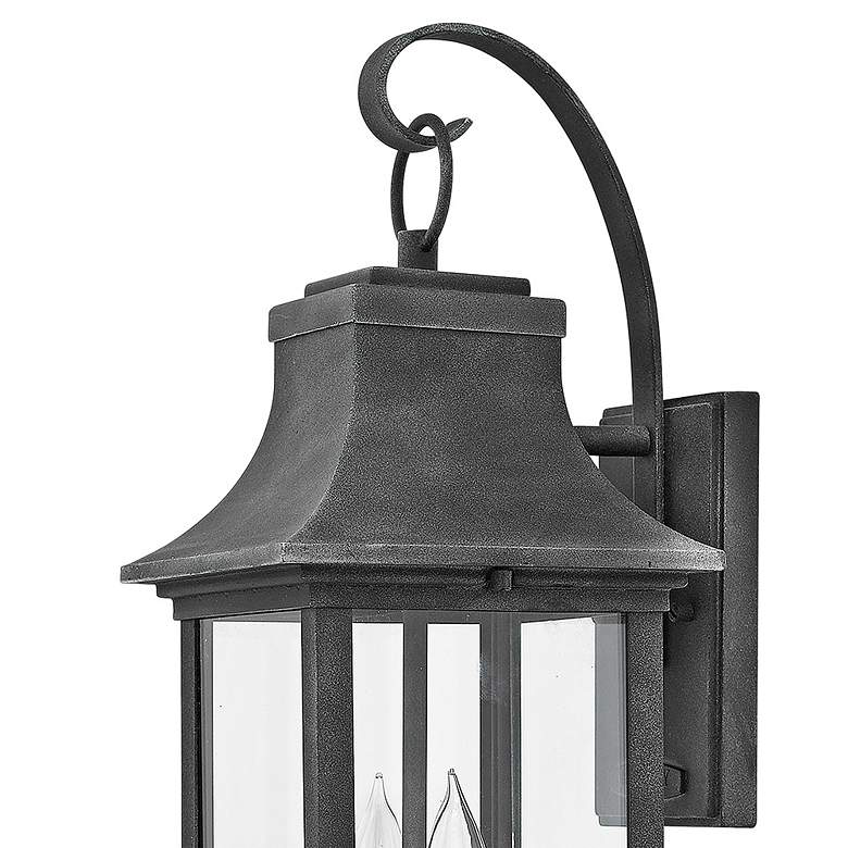 Image 3 Hinkley Adair 20"H Aged Zinc 2-Light LED Outdoor Wall Light more views