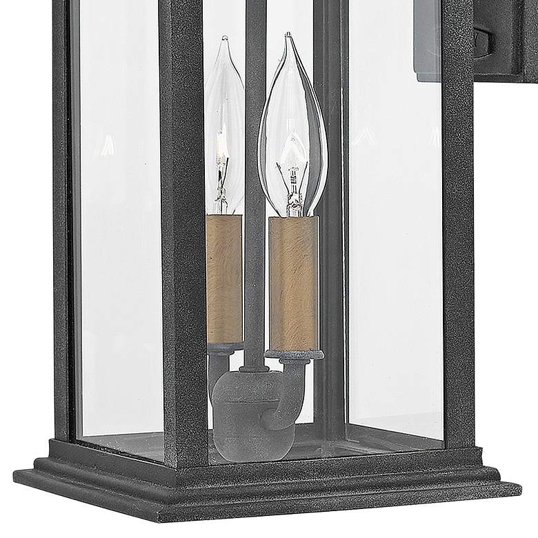 Image 4 Hinkley Adair 20"H Aged Zinc 2-Light LED Outdoor Wall Light more views