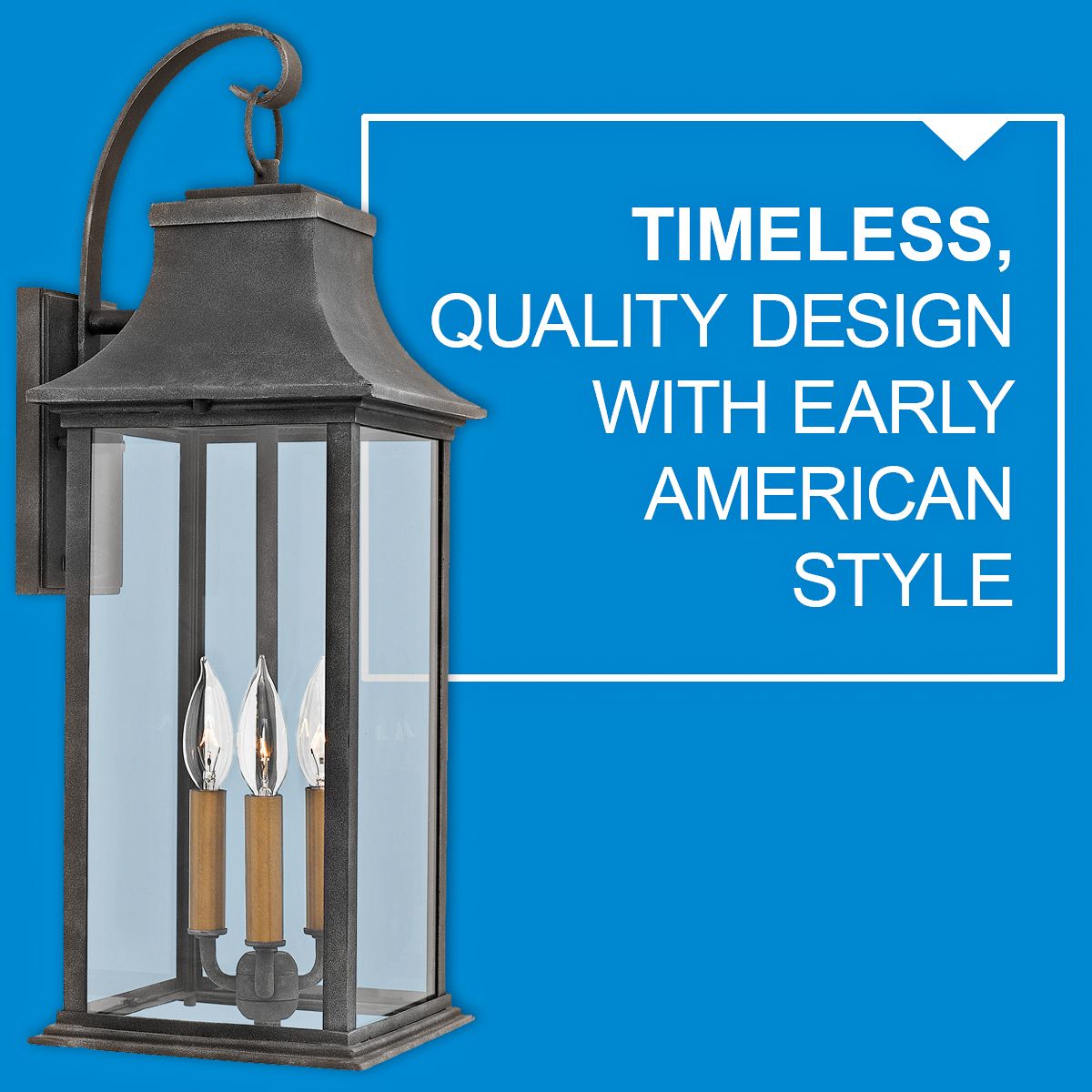 Hinkley Adair 20"H Aged Zinc 2-Light LED Outdoor Wall Light