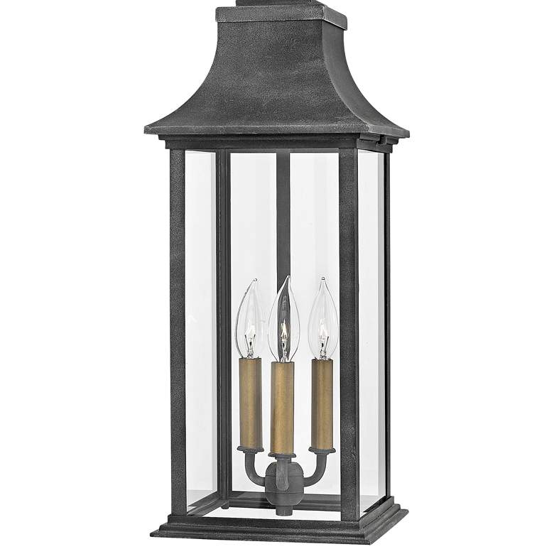 Image 2 Hinkley Adair 23 inch High Aged Zinc Outdoor Hanging Light more views