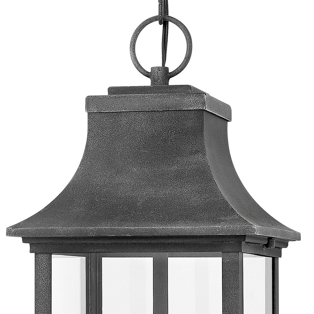Image 4 Hinkley Adair 23" High Aged Zinc Outdoor Hanging Light more views