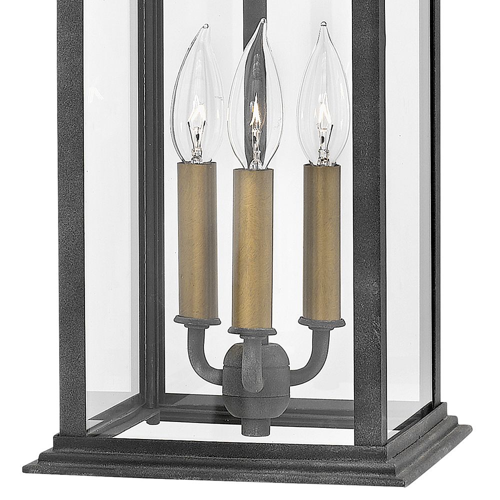 Image 5 Hinkley Adair 23" High Aged Zinc Outdoor Hanging Light more views