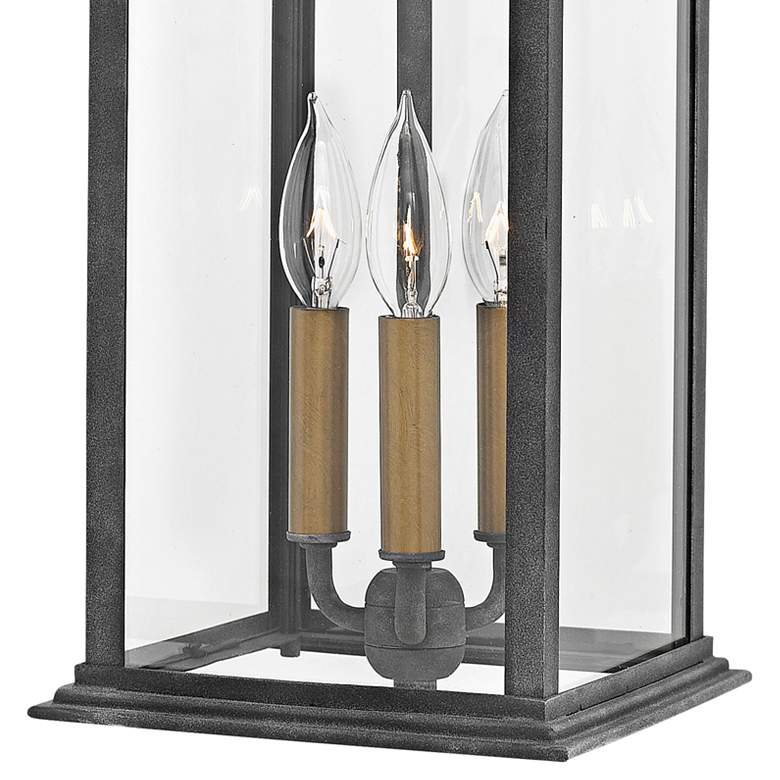 Image 3 Hinkley Adair 24 1/2" High Aged Zinc Outdoor Wall Light more views