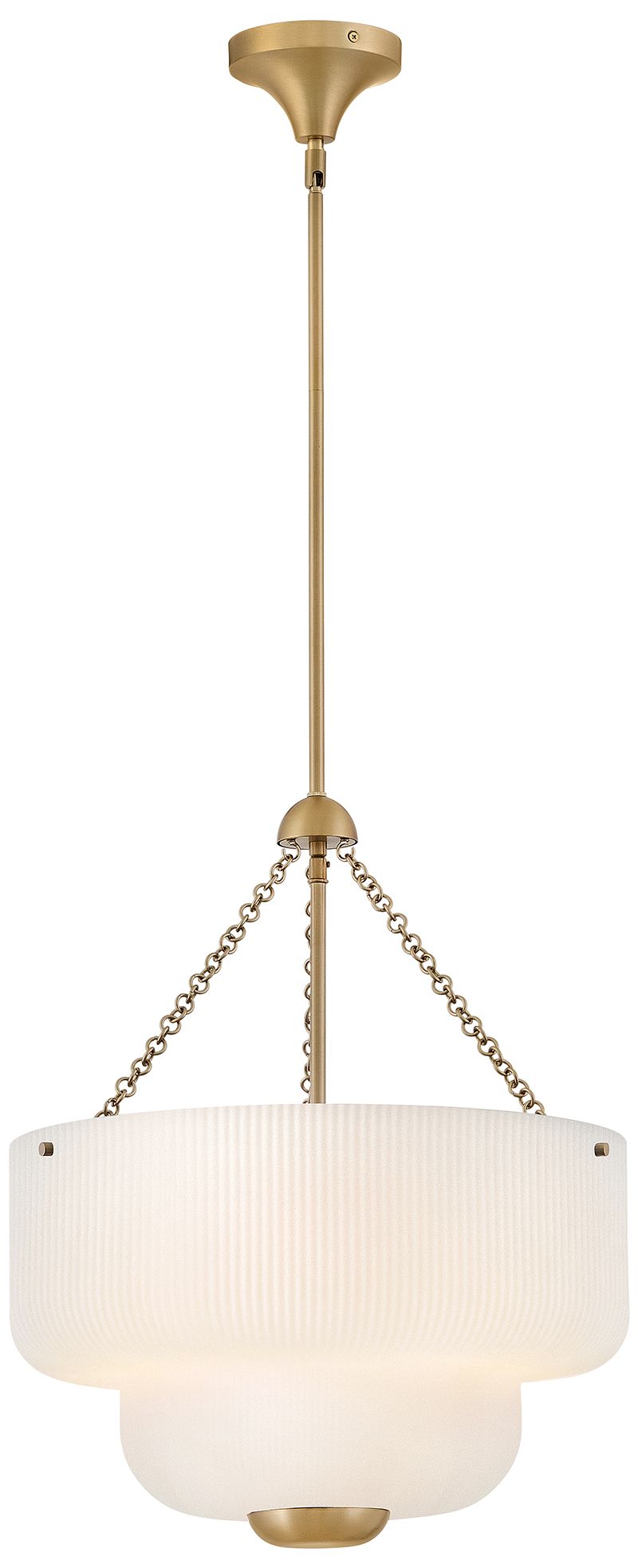 Hinkley Adella Large Pendant 19" Lacquered Brass