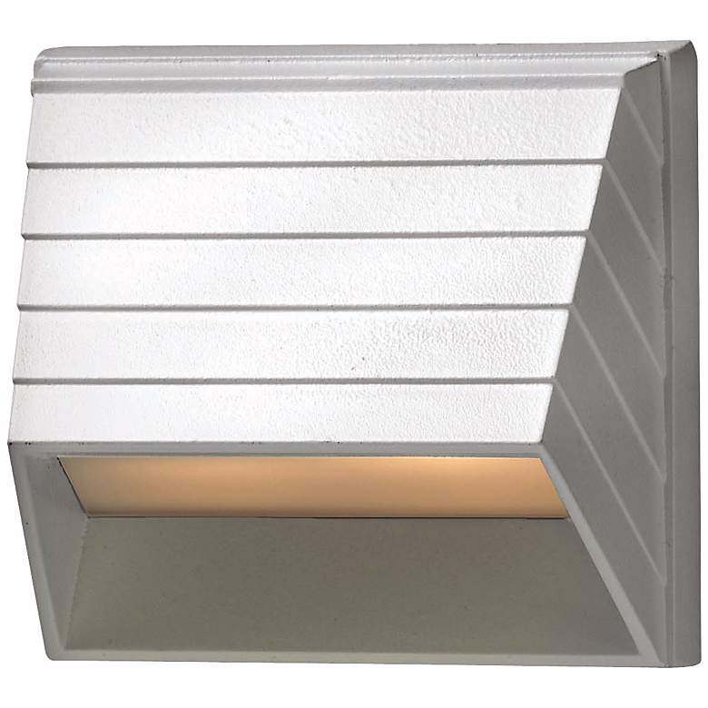 Hinkley Afterhours 3 1/2&quot; Wide White Low Voltage Deck Sconce