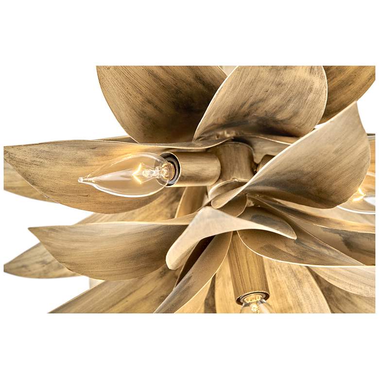 Image 6 Hinkley Agave 12 1/2" Wide Burnished Gold 4-Light Pendant more views
