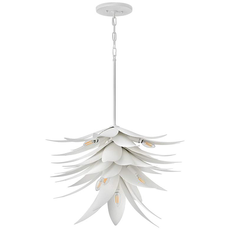 Image 5 Hinkley Agave 26" Wide Textured Plaster 7-Light Chandelier more views
