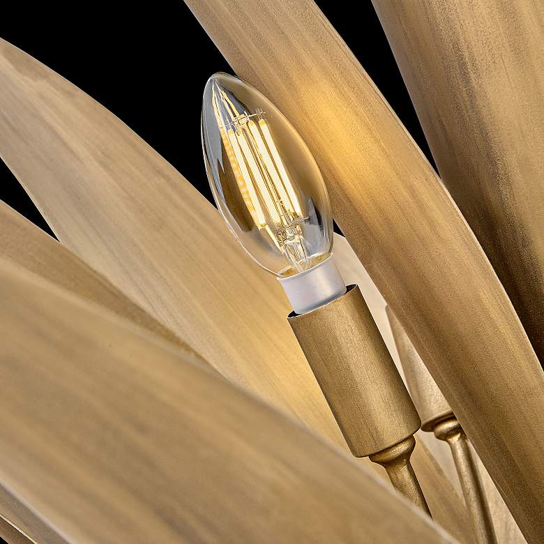 Image 5 Hinkley Agave 45" Wide Burnished Gold 12-Light Pendant more views