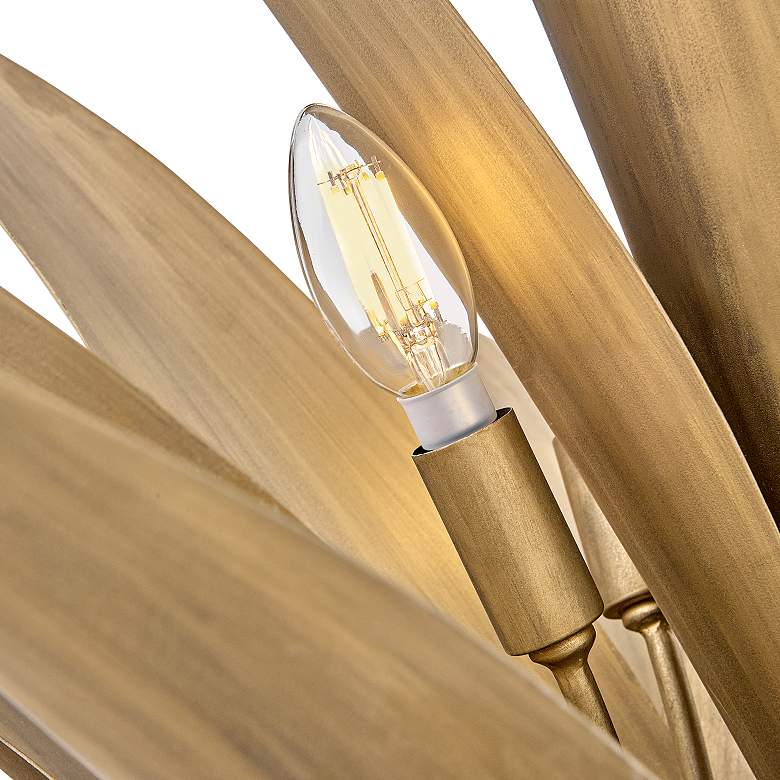 Image 6 Hinkley Agave 45" Wide Burnished Gold 12-Light Pendant more views