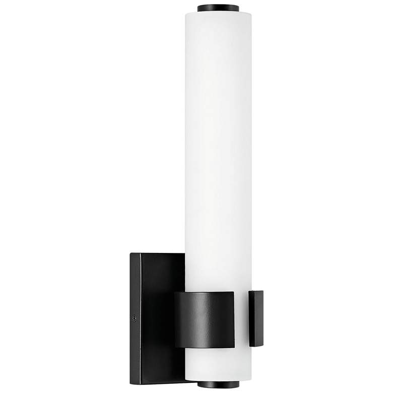 Image 2 Hinkley Aiden 13 1/2" High Black LED Wall Sconce
