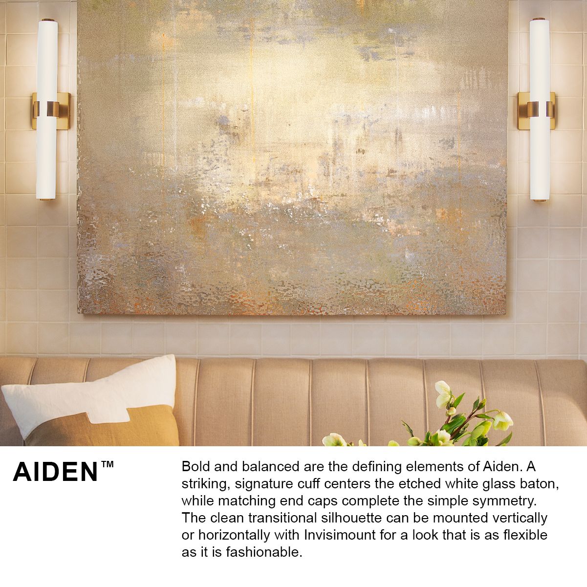 Hinkley Aiden 13 1/2" High Black LED Wall Sconce