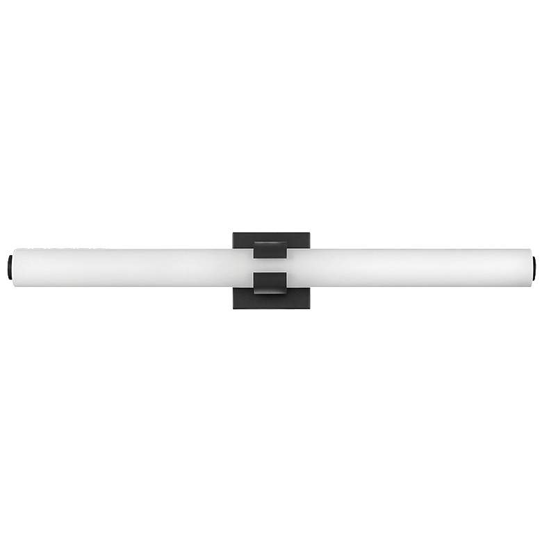 Image 1 Hinkley Aiden 31 1/4" Wide Black LED Bath Light