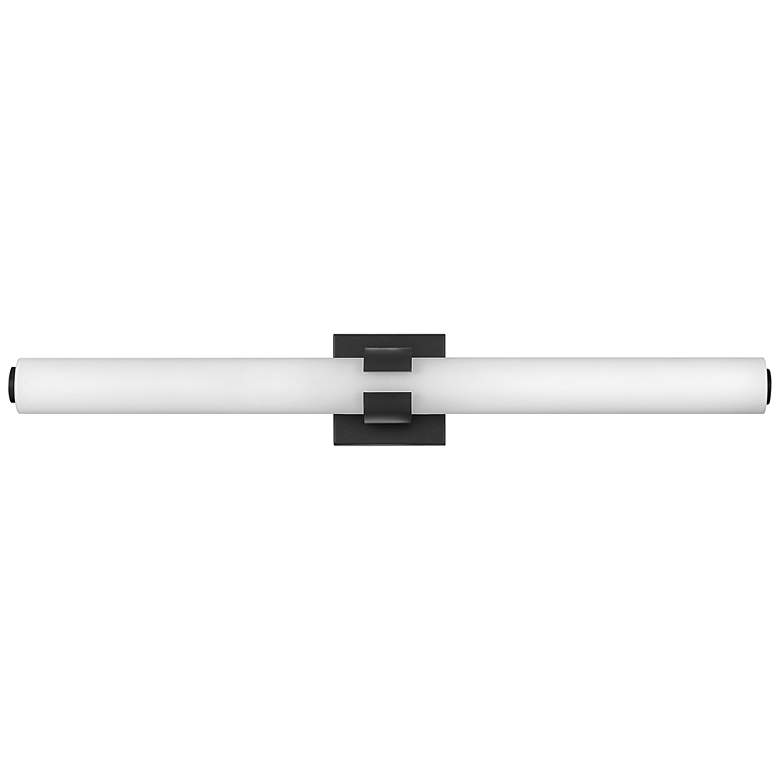 Image 2 Hinkley Aiden 31 1/4" Wide Black LED Bath Light more views