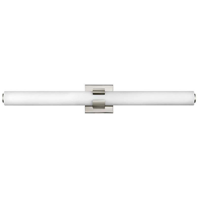 Image 1 Hinkley Aiden 31 1/4"W Polished Nickel LED Vanity Bath Light