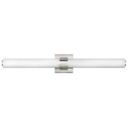 Hinkley Aiden 31 1/4"W Polished Nickel LED Vanity Bath Light