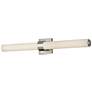 3_Hinkley Aiden 31 1/4"W Polished Nickel LED Vanity Bath Light more views