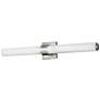 4_Hinkley Aiden 31 1/4"W Polished Nickel LED Vanity Bath Light more views