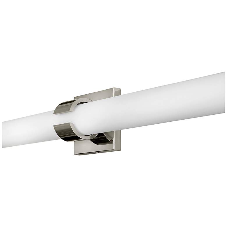 Image 5 Hinkley Aiden 31 1/4"W Polished Nickel LED Vanity Bath Light more views
