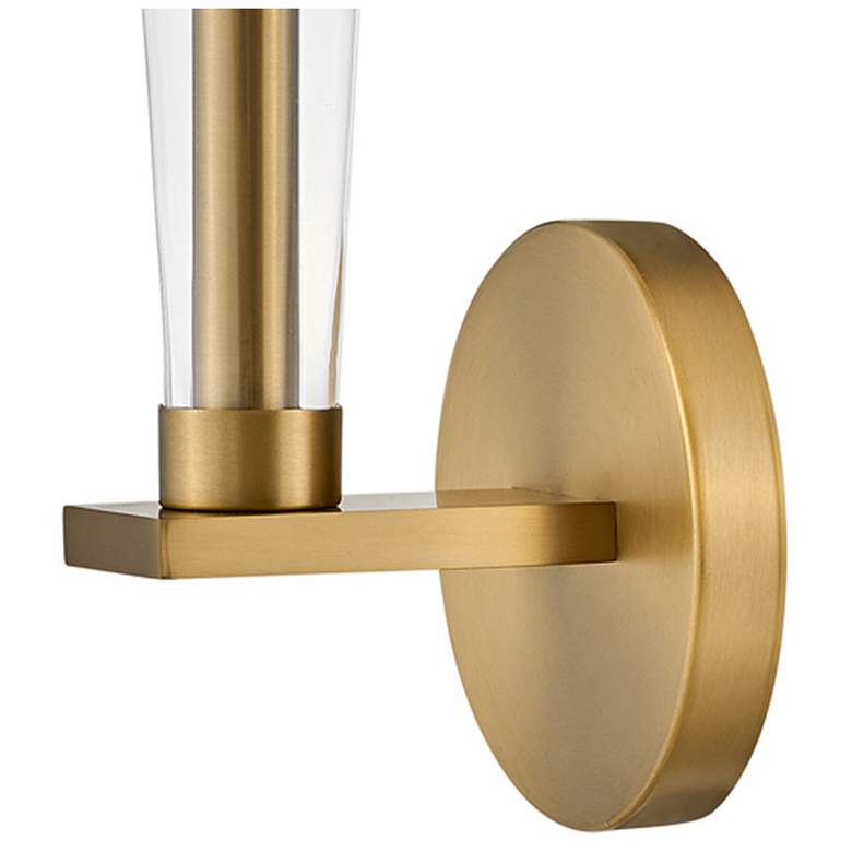 Image 4 Hinkley Alchemy 15 3/4" High Lacquered Brass Wall Sconce more views
