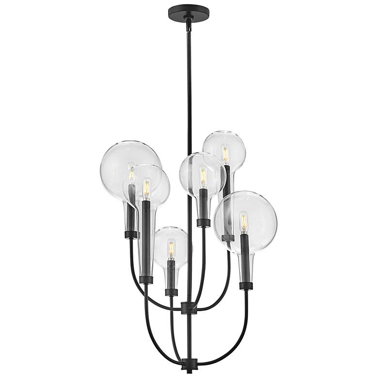 Image 6 Hinkley Alchemy 20" Wide Black 6-Light Chandelier more views