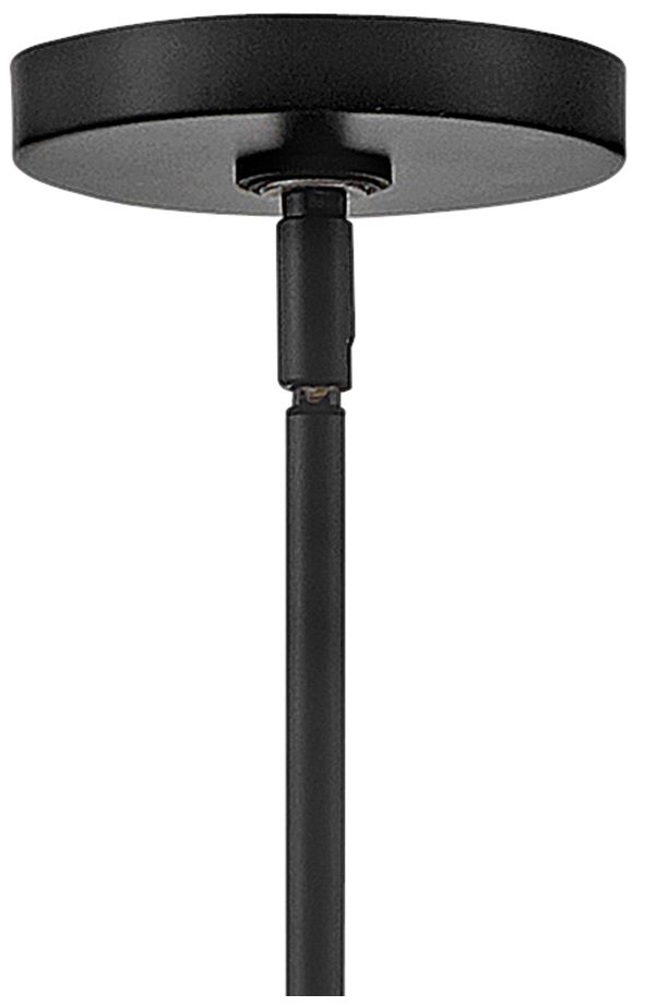 Hinkley Alchemy 20" Wide Black 6-Light Chandelier in scene