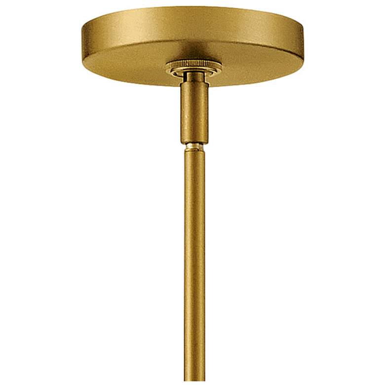 Image 7 Hinkley Alchemy 20" Wide Brass and Clear Globe Tiered Pendant more views