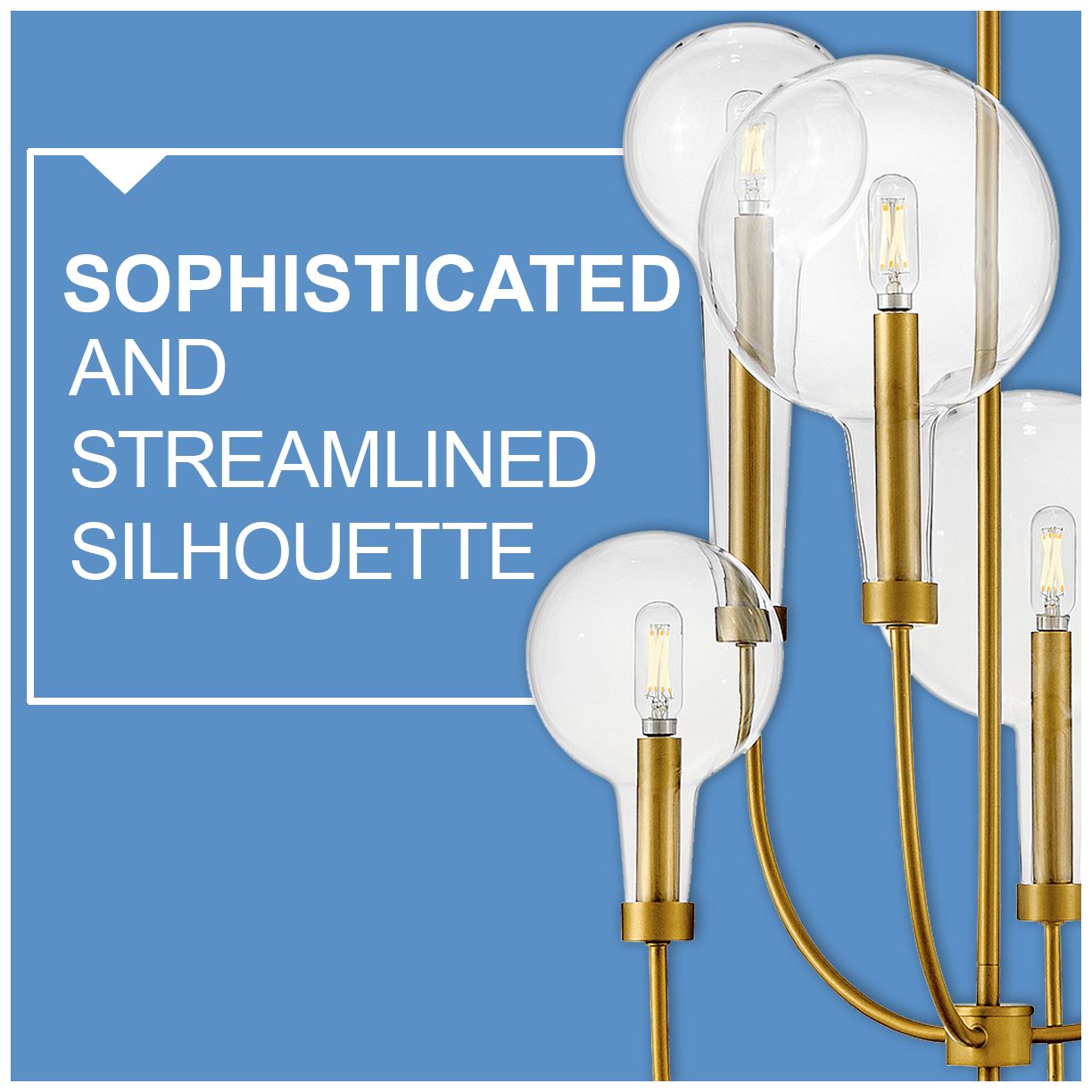 Hinkley Alchemy 20" Wide Brass and Clear Globe Tiered Pendant