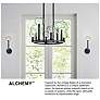 7_Hinkley Alchemy 24 1/4" Wide Brass Clear Glass Globes Ring Chandelier more views