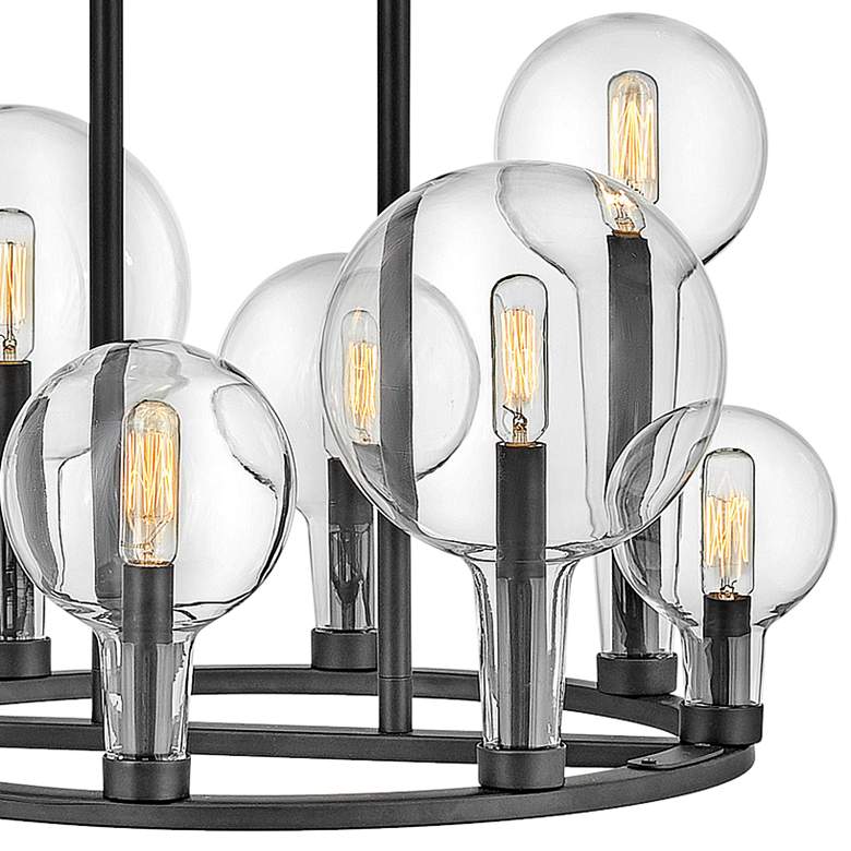 Image 3 Hinkley Alchemy 24 1/4" Wide Modern Black 8-Globe Light Chandelier more views