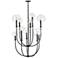 Hinkley Alchemy 30" Wide Black 10-Light 2-Tier Chandelier