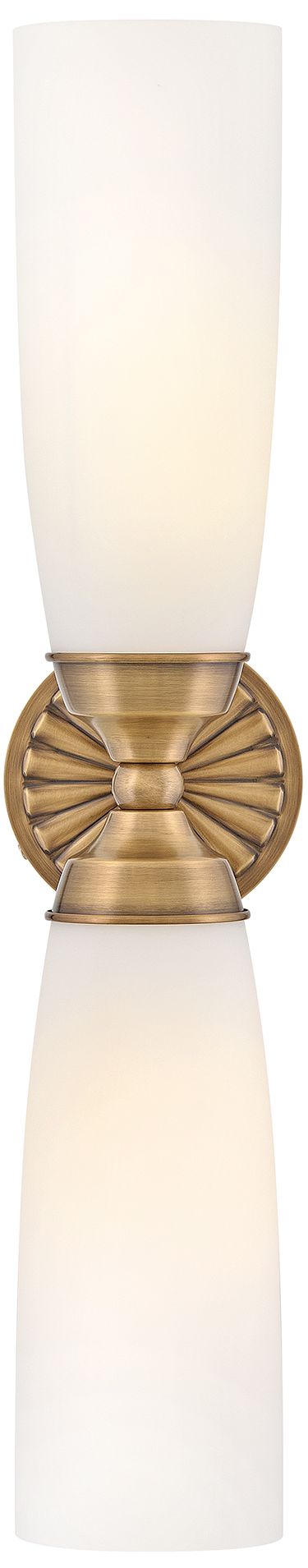 Image 2 Hinkley Alexis Large Two Light Sconce 24" Heritage Brass more views